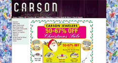 Desktop Screenshot of carson-jewelers.com